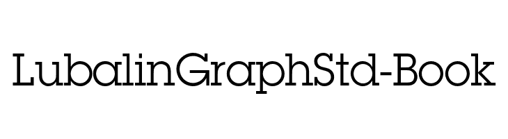 LubalinGraphStd-Book Font