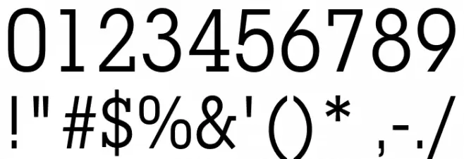 LubalinGraphStd-BookCond Font OTHER CHARS