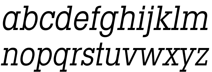 LubalinGraphStd-BookCondObl Font LOWERCASE