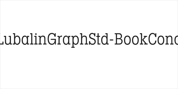 LubalinGraphStd-BookCond Logo