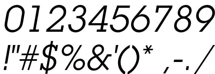 LubalinGraphStd-BookOblique Font OTHER CHARS