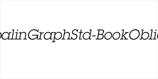 LubalinGraphStd-BookOblique Logo