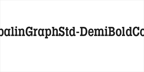 LubalinGraphStd-DemiBoldCond Logo