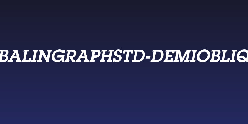 LubalinGraphStd-DemiOblique Social Header