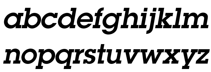 LubalinGraphStd-DemiOblique Font LOWERCASE