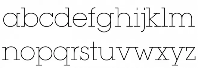 LubalinGraphStd-ExtraLight フォント 小文字