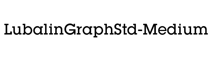 LubalinGraphStd-Medium フォント