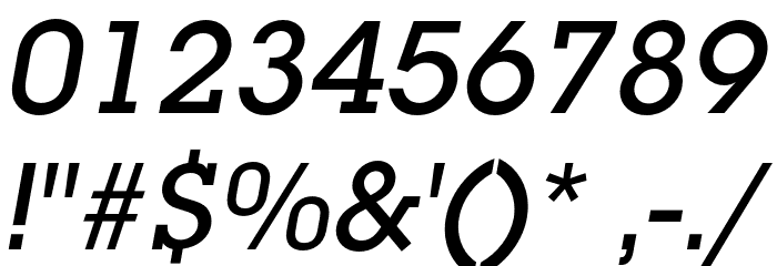 LubalinGraphStd-MediumOblique Font OTHER CHARS
