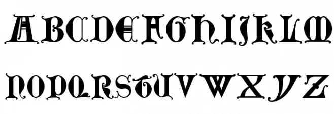 Lubeck Schriftart Groß