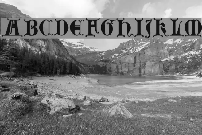 Lubeck Font examples