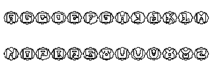 Lubricant Smell Font LOWERCASE