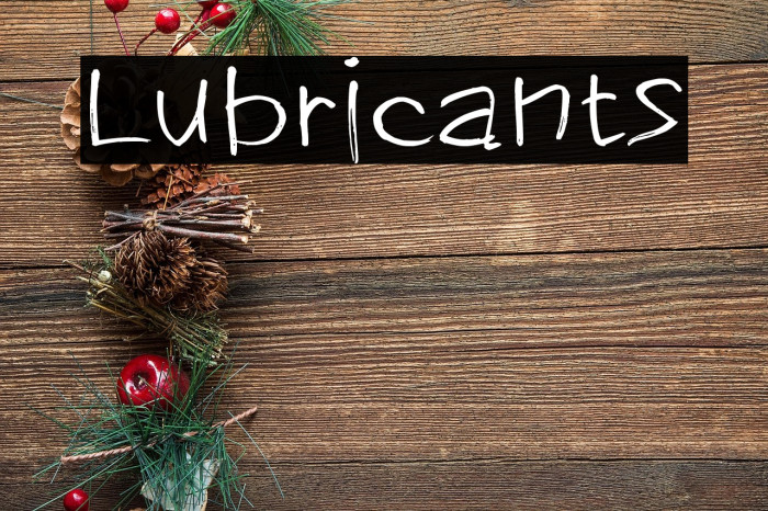 Lubricants Example 3