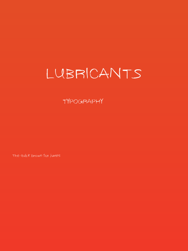 Lubricants Poster