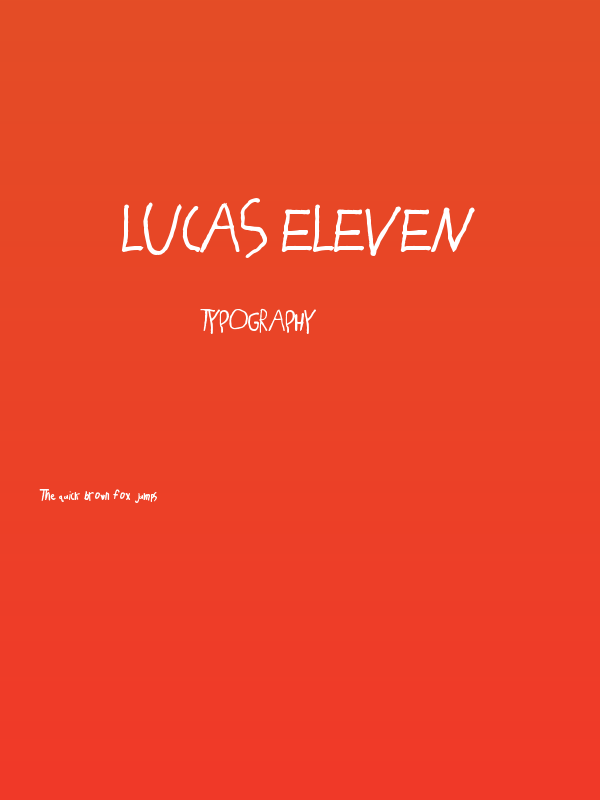 Lucas Eleven Poster