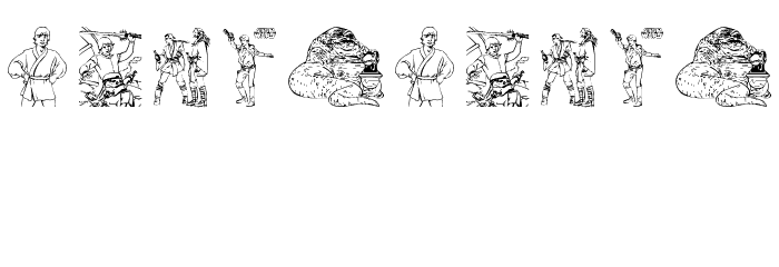 Lucas characters Font OTHER CHARS