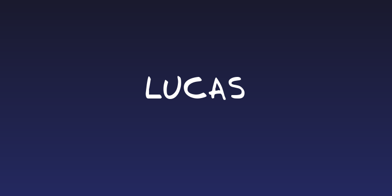 Lucas Social Header