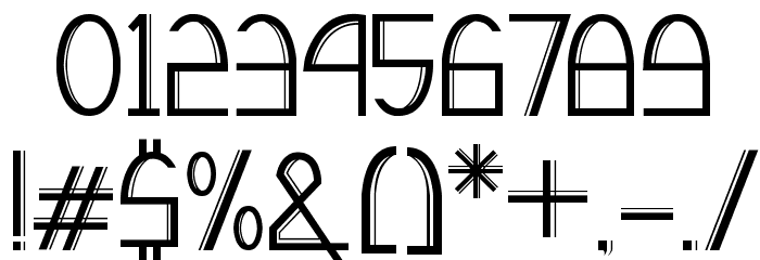 Lucchetto Font OTHER CHARS