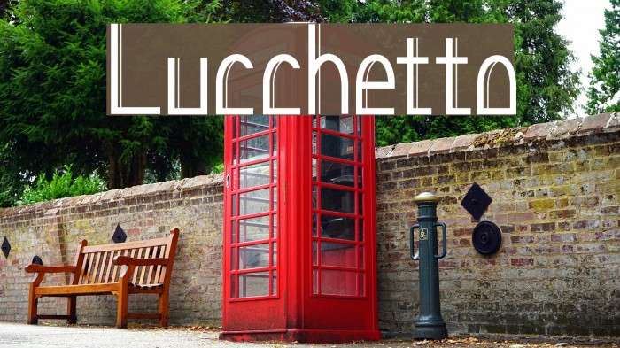 Lucchetto Font examples