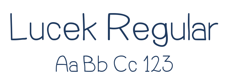 Lucek Regular Font Preview