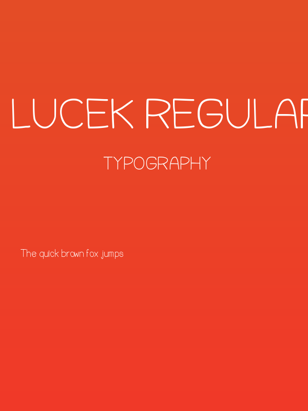 Lucek Regular Poster