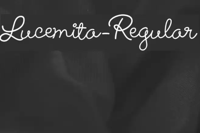 Lucemita-Regular Font examples