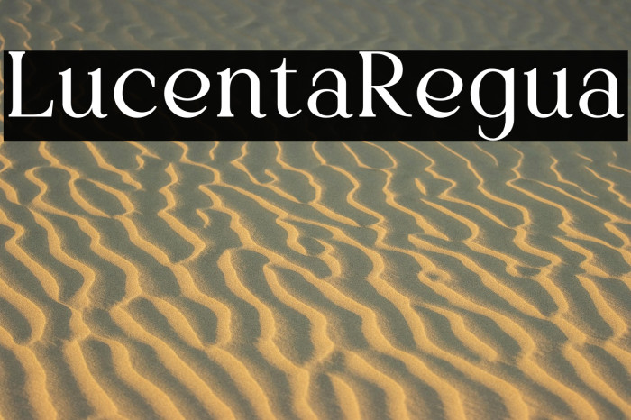 Lucentra Regular Example 1