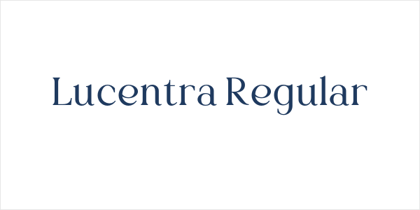 Lucentra Regular Logo