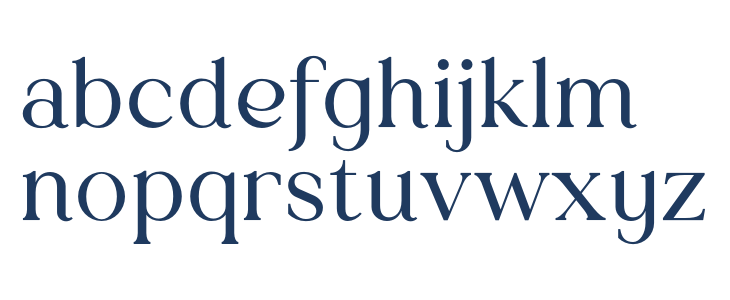Lucentra Regular Lowercase