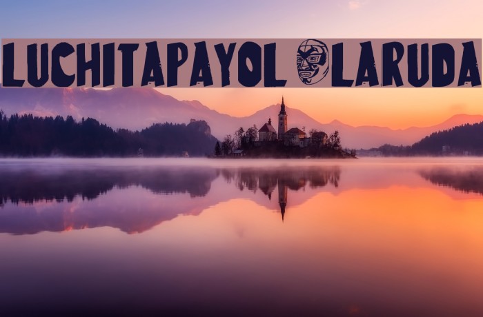LuchitaPayol-LaRuda Font examples