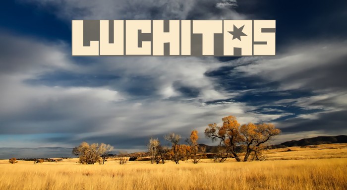 Luchitas Font examples