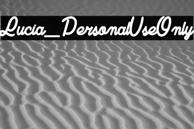 Lucia_PersonalUseOnly Example 1