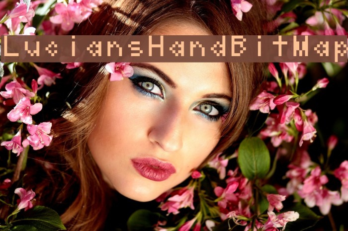 LuciansHandBitMap Font examples