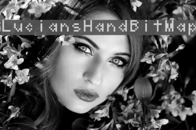 LuciansHandBitMap Caratteri examples