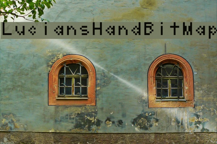 LuciansHandBitMap Font examples