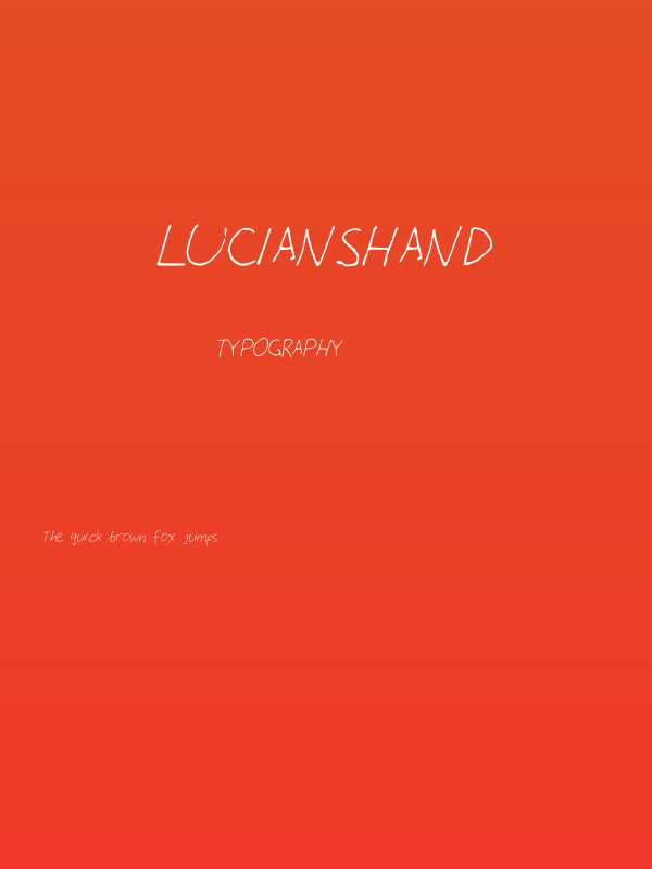 LuciansHand Poster