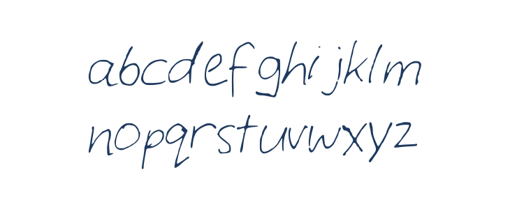 LuciansHand Lowercase