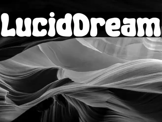 Lucid-Dream Font examples