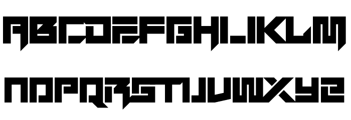 Lucid Streams Laminar Font LOWERCASE
