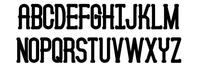Lucid Type B [BRK] フォント 大文字
