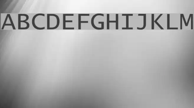 Lucida Console Font examples