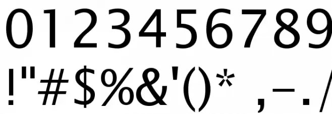 Lucida Sans Unicode Font OTHER CHARS
