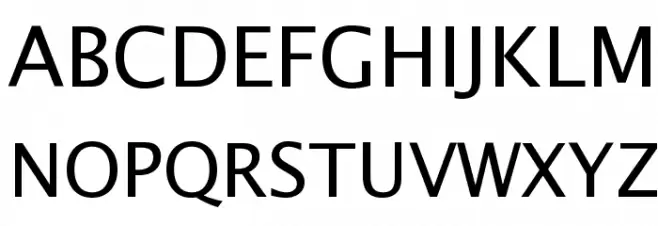 Lucida Sans Unicode خط أحرف كبيرة