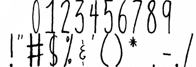 Lucidity Ballpoint Font OTHER CHARS