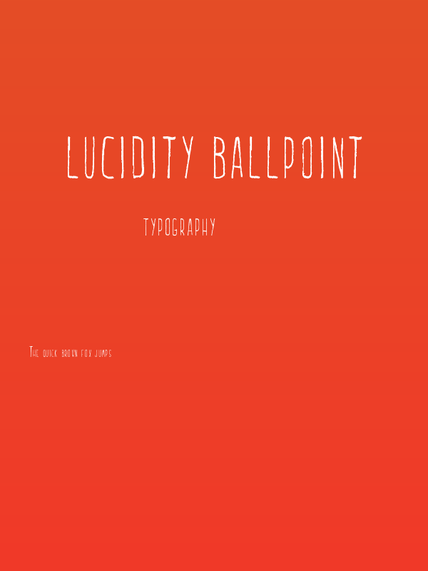 Lucidity Ballpoint Poster