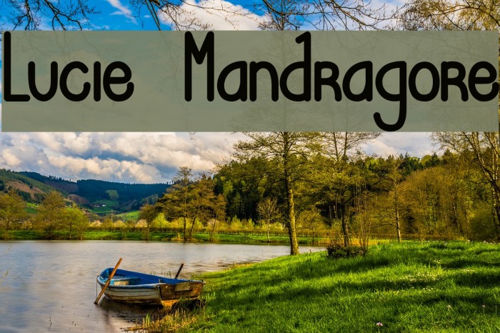 Lucie Mandragore لخطوط تنزيل examples