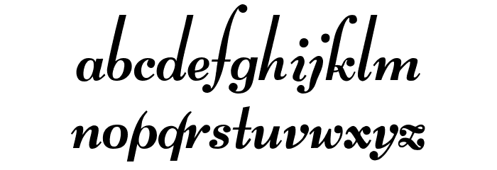 Lucien Schoenschriftv CAT Font LOWERCASE