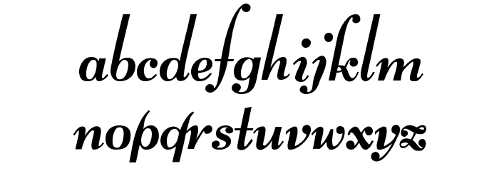 Lucien Schoenschriftv CAT Font LOWERCASE