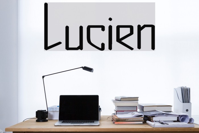 Lucien Шрифта examples