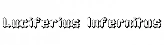 Luciferius Infernitus  baixar fontes gratis