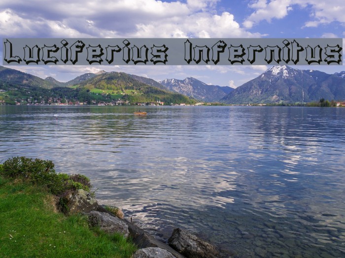 Luciferius Infernitus Font examples